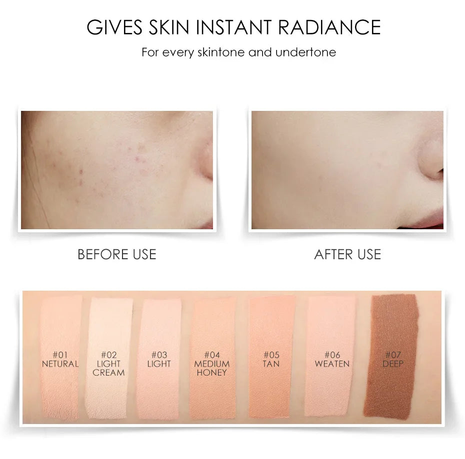 Focallure Liquid Concealer – Full Coverage & Anti-Aging Finish