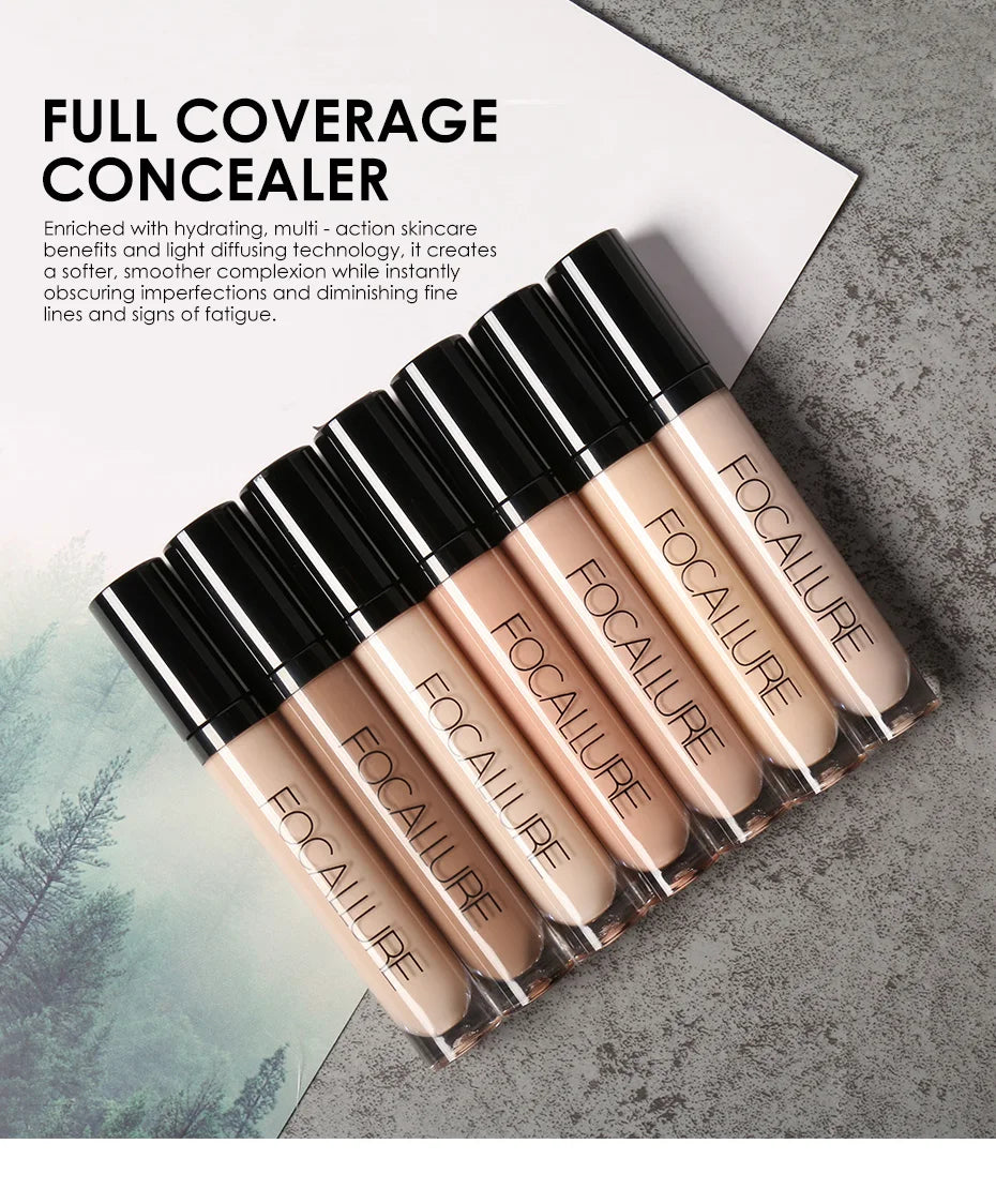 Focallure Liquid Concealer – Full Coverage & Anti-Aging Finish
